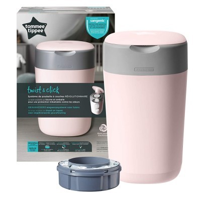 Contentor de fraldas Tommee Tippee Twist & Click Nappy Disposal System Contentor de fraldas Tommee Tippee Twist & Click Nappy Disposal System