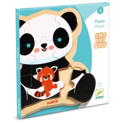 Puzzle madeira Djeco Puzzlo Panda