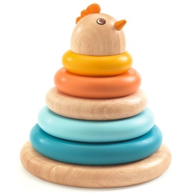 Jogo madeira de empilhar Djeco Cachempil stacking wood game