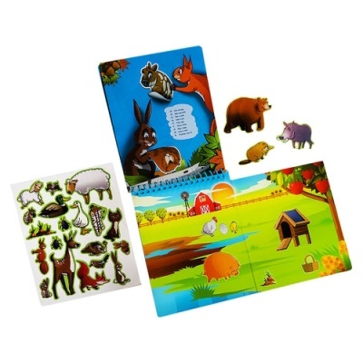 Livro de brincar QwiToy 3in1 Playbook Animals