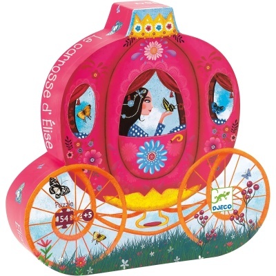 Puzzle 54 peças Djeco Le carrosse d'Élise (A carruagem de Elisa)