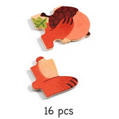 Puzzle madeira Djeco Puzzlo Nut