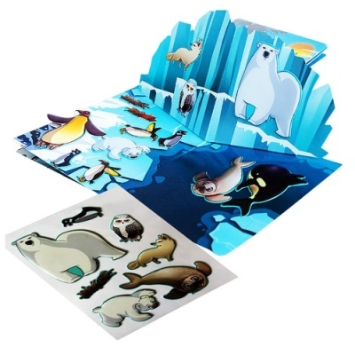 Livro de brincar QwiToy 3in1 Playbook Animals