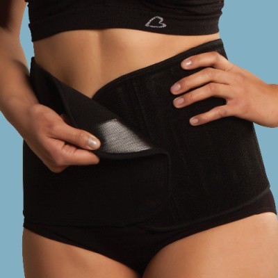 Faixa pós-parto algodão orgânico Carriwell Belly Binder