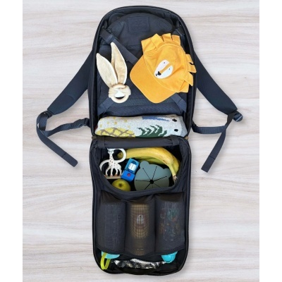 Mochila fraldas e assento bebé Minimeis Hero Parent Backpack Mochila fraldas e assento bebé Minimeis Hero Parent Backpack