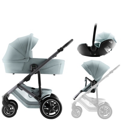 Conjunto passeio trio Britax Römer Smile 5Z Comfort Set Travel System