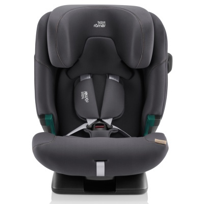 Cadeira auto para criança Britax Römer preta com arnês e almofada frontal