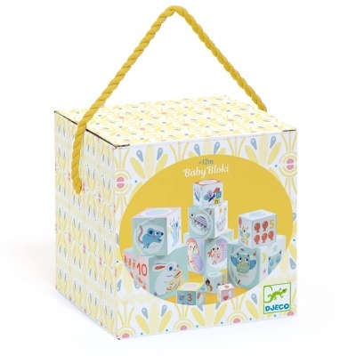 Cubos de empilhar Djeco BabyBloki nestling cubes