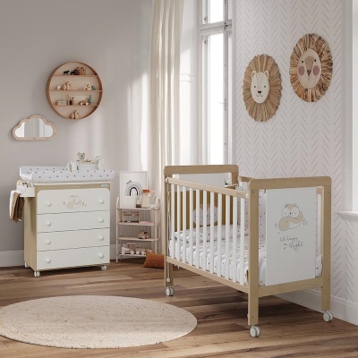 Cama de grades 120 x 60 cm Micuna Happy cot bed