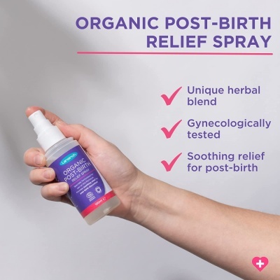 Spray Orgânico Alívio Pós-Parto Lansinoh Organic Postpartum Relief Spray - 100ml