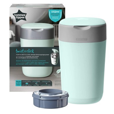 Contentor de fraldas Tommee Tippee Twist & Click Nappy Disposal System Contentor de fraldas Tommee Tippee Twist & Click Nappy Disposal System
