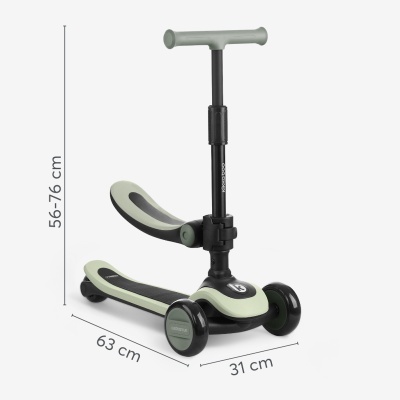 Trotinete 2 em 1 Kikkaboo Treo Scooter 2 in 1