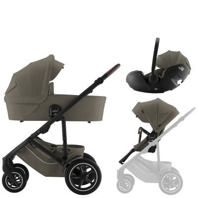 Conjunto passeio trio Britax Römer Smile 5Z Comfort Set Travel System