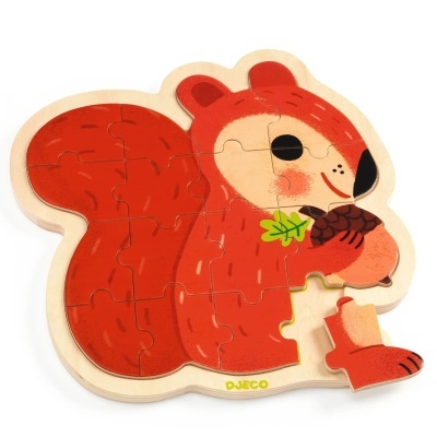 Puzzle madeira Djeco Puzzlo Nut