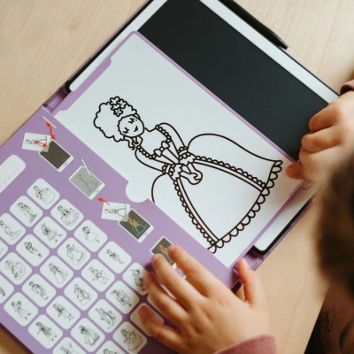 Tablete desenho Princesas Kidywolf Kidydraw Mini Pricess drawing tablet