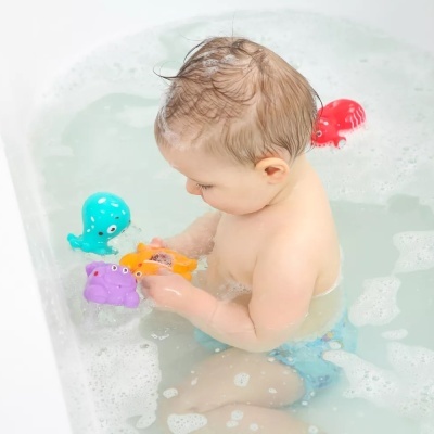 Brinquedos banho Animais do Oceano Borrifadores Ludi Ocean Bath Sprayers