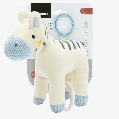 Peluche musical Kikkaboo Stripy Friends Musical Soft Toy