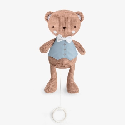 Peluche musical Kikkaboo Dream Big Blue Musical Soft Toy