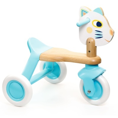 Triciclo madeira Djeco Baby Scooti tricycle