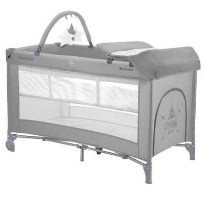 Cama viagem 2 níveis kikkaboo So Gifted Plus 2 Levels Travel Cot
