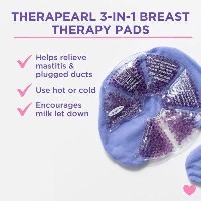 Compressas terapia quente/frio para seios Lansinoh Therapearl 3in1 Hot/Cold Breast Theraphy