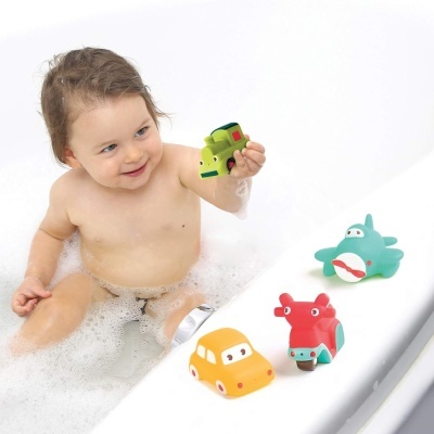 Brinquedos banho Veículos Borrifadores Ludi Transport Bath Sprayers