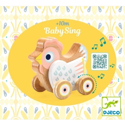 Brinquedo musical de empurrar Djeco BabySing musical push toy