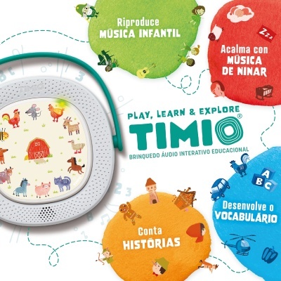 Leitor de aprendizagem interativo Timio Interactive Audio Learning Toy Leitor de aprendizagem interativo Timio Interactive Audio Learning Toy