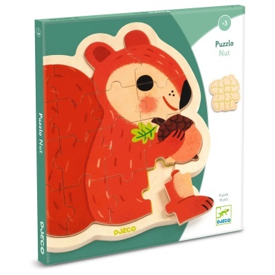 Puzzle madeira Djeco Puzzlo Nut