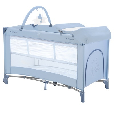 Cama viagem 2 níveis kikkaboo So Gifted Plus 2 Levels Travel Cot