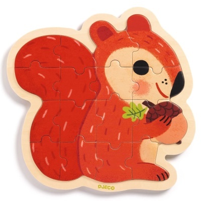 Puzzle madeira Djeco Puzzlo Nut