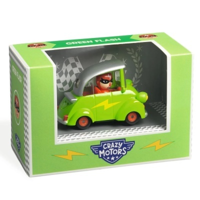 Miniatura carro Djeco Crazy Motors Green Flash