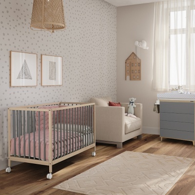 Cama de grades 120 x 60 cm Micuna Mountain cot bed