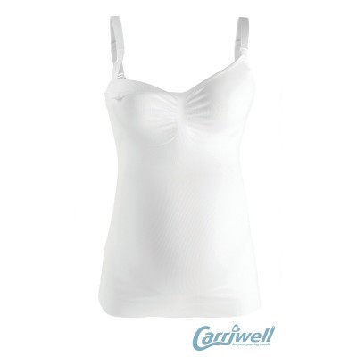 Top de aleitamento sem mangas com cinta redutora Carriwell Nursing Control Cami