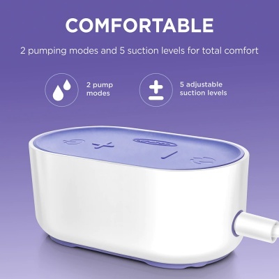 Bomba elétrica extração leite Lansinoh Compact Single Electric Breast Pump