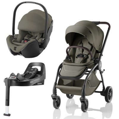 Conjunto passeio Britax Römer Rio Initial Plus Set travel system
