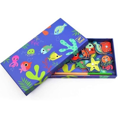 Jogo de pesca magnético Djeco Magnetic's Fishing Colour