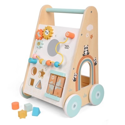 Andador madeira com atividades Saro multi-activity walker