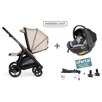 Duo carro bebé e ovo com base isofix Bebecar Flowy & Nana
