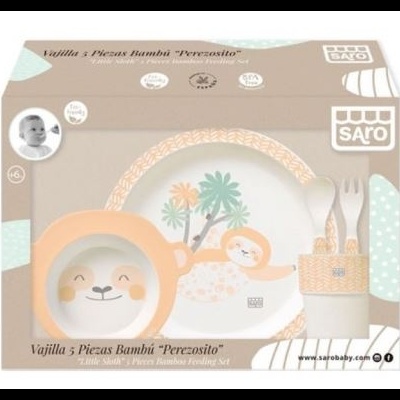 Conjunto Refeição em Bambu da Saro