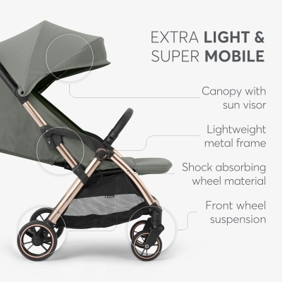 Conjunto Kikkaboo Eden Plus i-Xtend travel system