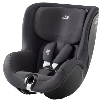 cadeira auto para crianças preta Britax Römer com arnês acolchoado