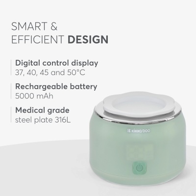 Aquecedor de biberões portátil Kikkaboo Brent Bottle Warmer