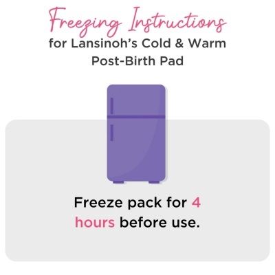 Compressa terapia quente/frio pós-parto Lansinoh Cold & Warm Post-Birth Relief Pad