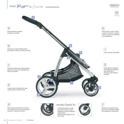 Trio Bebecar Pack Ip-Op R XL/Classic XL Trio Travel System