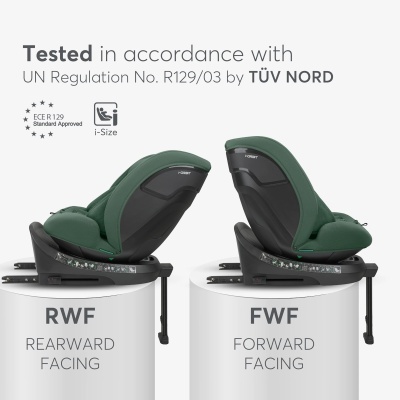 Cadeira auto kikkaboo i-Orbit Car Seat (RF:40/105 cm-FF:76/150 cm)