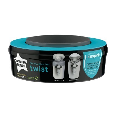 Contentor de fraldas Tommee Tippee Twist & Click Nappy Disposal System Contentor de fraldas Tommee Tippee Twist & Click Nappy Disposal System