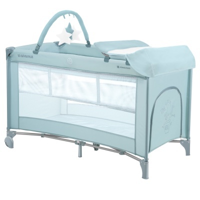 Cama viagem 2 níveis kikkaboo So Gifted Plus 2 Levels Travel Cot