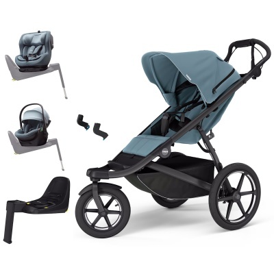 Conjunto passeio/auto Thule Urban Glide 3 + Maple + Elm + Alfi + Kit Glide/Maple