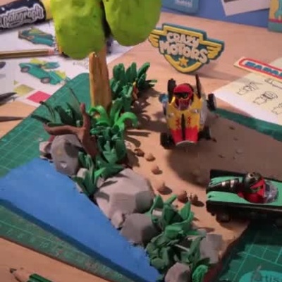 Miniatura carro Djeco Crazy Motors Electro Choc